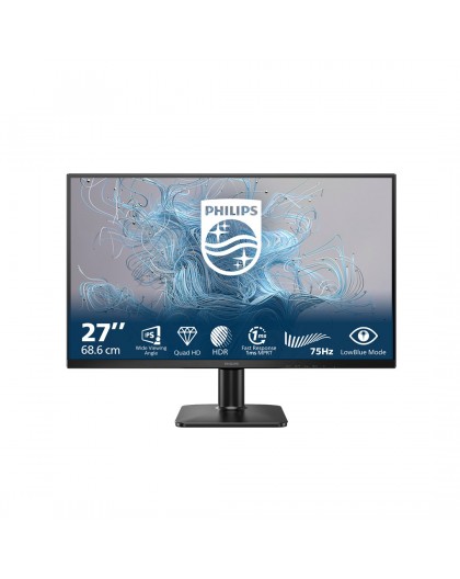 Philips 1000 series 27E2N1500L/00 computer monitor 68.6 cm (27") 2560 x 1440 pixels Quad HD LED Black