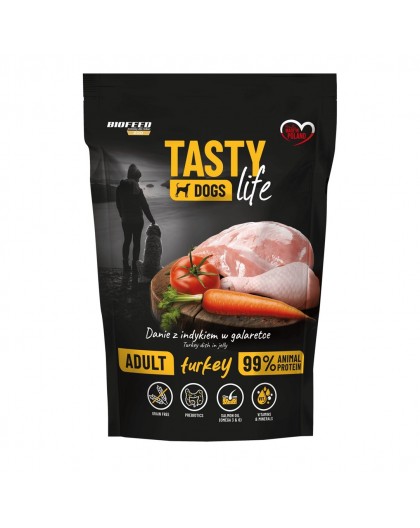 BIOFEED Tasty Dogs Life Turkey - wet dog food - 500g