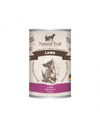 NATURAL TRAIL Lamb - wet dog food - 400g