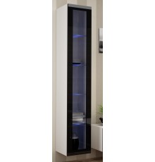Cama Glass-case VIGO '180' 180/40/30 white/black gloss