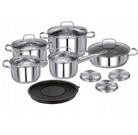 Smile 14-piece cookware set MGK-22 with cutting board set