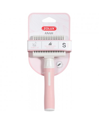 Zolux ANAH Cat brush with retractable needles small