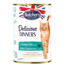 BUTCHER'S Delicious dinners Ocean Fish Chunks in jelly - wet cat food - 400 g