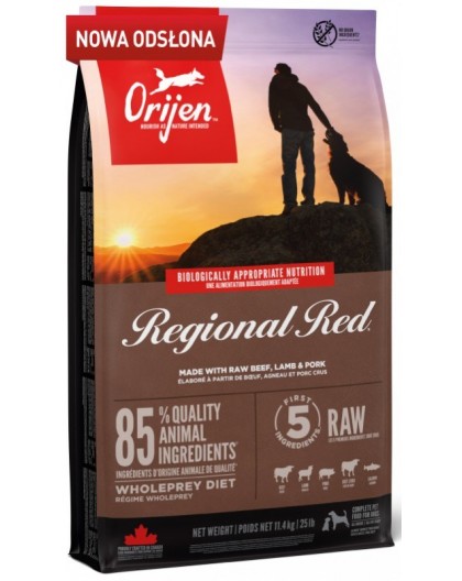 ORIJEN Regional Red - dry dog food - 11,4kg