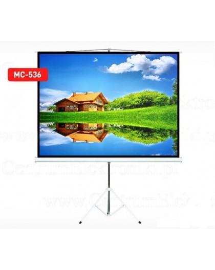 Projection Screen With 200x200 Tripods Maclean MC-680