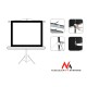 Projection Screen With 200x200 Tripods Maclean MC-680