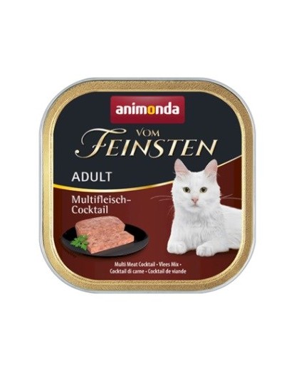 ANIMONDA Vom Feinsten Adult Meat mix - wet cat food - 100g