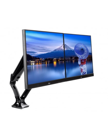 iiyama Sleek and stylish dual gas spring arm