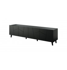 RTV cabinet ETNA 200x42x52 matte black