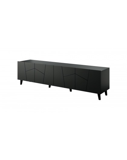 RTV cabinet ETNA 200x42x52 matte black