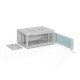ALANTEC 19" 4U 600x450 wall-mounted cabinet, grey