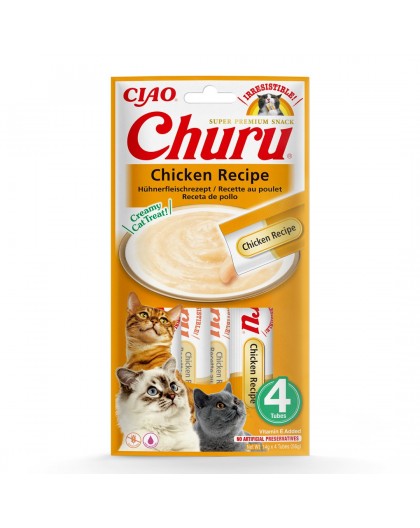 INABA Churu Chicken - cat treats - 4x14 g
