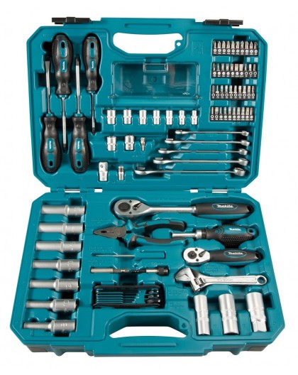 MAKITA SET OF ACCESSORIES AND HAND TOOLS 87pcs.