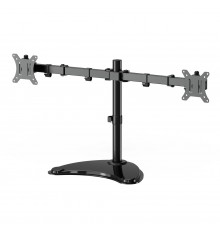 Gembird MS-D2ST-02 Monitor desk stand (rotate, tilt, swivel), 13”-32”, black