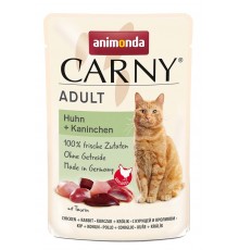 ANIMONDA Carny Adult Chicken and rabbit - wet cat food - 85g