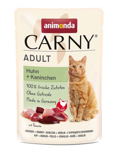 ANIMONDA Carny Adult Chicken and rabbit - wet cat food - 85g