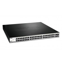 D-Link DGS-1210-52MP Managed L2 Gigabit Ethernet (10/100/1000) Power over Ethernet (PoE) Black, Grey