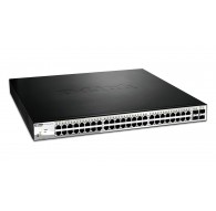 D-Link DGS-1210-52MP Managed L2 Gigabit Ethernet (10/100/1000) Power over Ethernet (PoE) Black, Grey