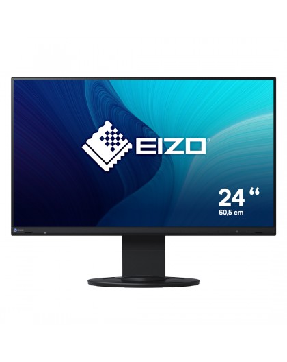 EIZO FlexScan EV2460-BK LED display 60.5 cm (23.8") 1920 x 1080 pixels Full HD Black