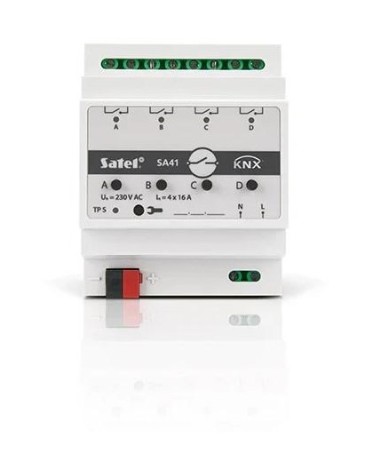 SATEL KNX 4-channel switching actuator KNX-SA41