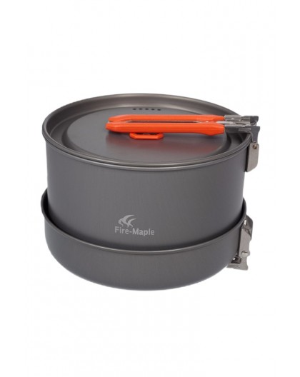 Fire- maple set of tourist dishes Feast 4- orange