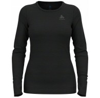 Odlo BL TOP crew neck l/s MERINO 200 women's T-shirt, size M, black