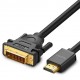 Ugreen HD106 DVI 24+1 pin/HDMI FHD 60Hz 1.5m cable (black)