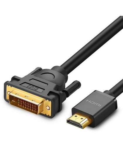 Ugreen HD106 DVI 24+1 pin/HDMI FHD 60Hz 1.5m cable (black)