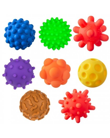 Tullo Sensory balls, 8 pieces