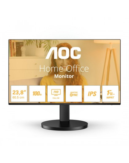 AOC 24B3HA2 computer monitor 60.5 cm (23.8") 1920 x 1080 pixels Full HD LED Black