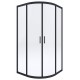 Semicircular shower enclosure 90x90 cm