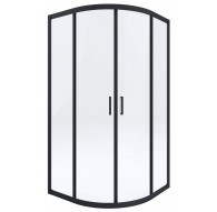 Semicircular shower enclosure 90x90 cm
