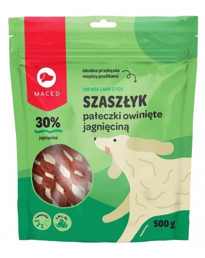 MACED Skewer lamb stick - Dog treat - 500g