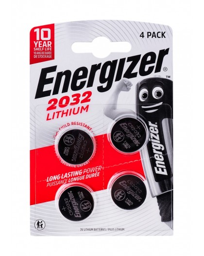 ENERGIZER BATTERY SPECIALIZED CR2032, 4 pieces, 3V, ECO