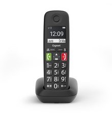 Gigaset E290 Analog/DECT telephone Caller ID Black