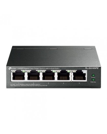 TP-Link 5-Port Gigabit Easy Smart PoE Switch with 4-Port PoE+