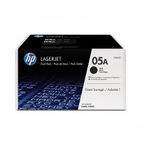 HP 05A 2-pack Black Original LaserJet Toner Cartridges