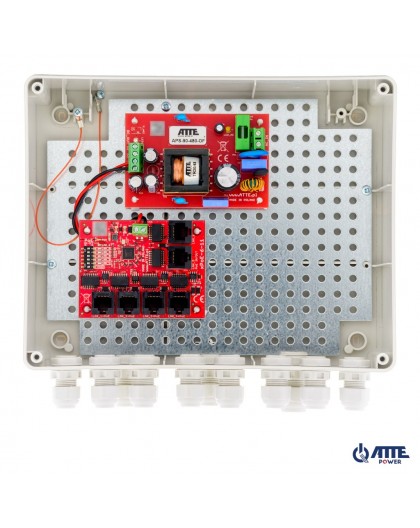 EXTERNAL 5-PORT POE SWITCH FOR 5 IP CAMERAS ATTE IP-5-11-L2
