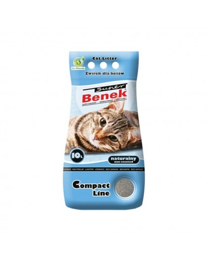 Certech Super Benek Compact Natural - Cat Litter Clumping 10 l