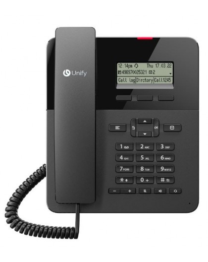 Unify OpenScape Desk Phone CP110 Analog telephone Black