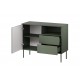 1D2S TRESSE chest of drawers 100x40x75 matte green