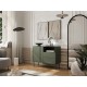 1D2S TRESSE chest of drawers 100x40x75 matte green