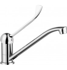 Clinic kitchen faucet with lever