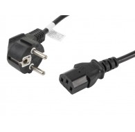 Lanberg CA-C13C-11CC-0018-BK power cable Black 1.8 m C13 coupler CEE7/7