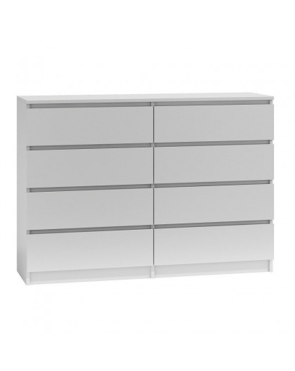 Topeshop M8 140 BIEL chest of drawers