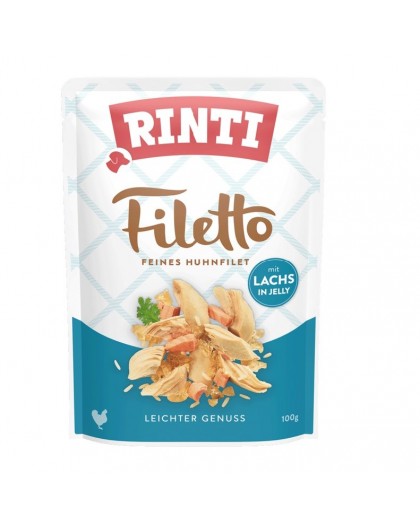 RINTI Filetto Chicken fillet with salmon - wet dog food - 100g