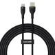 Baseus Flash 2 USB A to USB C fast charging cable 2 m 100 W Black