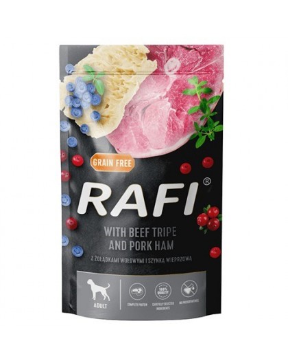 DOLINA NOTECI Rafi Beef tripe with ham - wet dog food - 500g