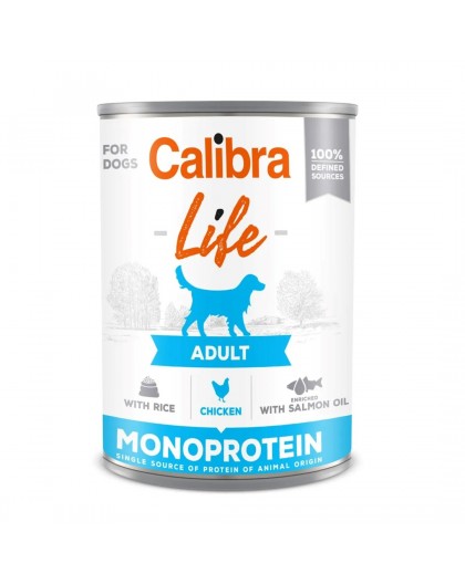 CALIBRA Dog Life Adult Chicken with rice - wet dog food - 400g