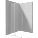 Walk-in shower wall 120 cm - sliding